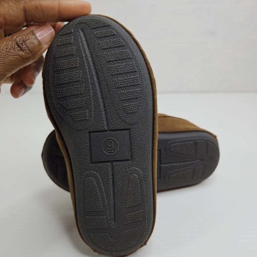 Cowboy Home Sleeper Kids Shoes Brown  Size 9